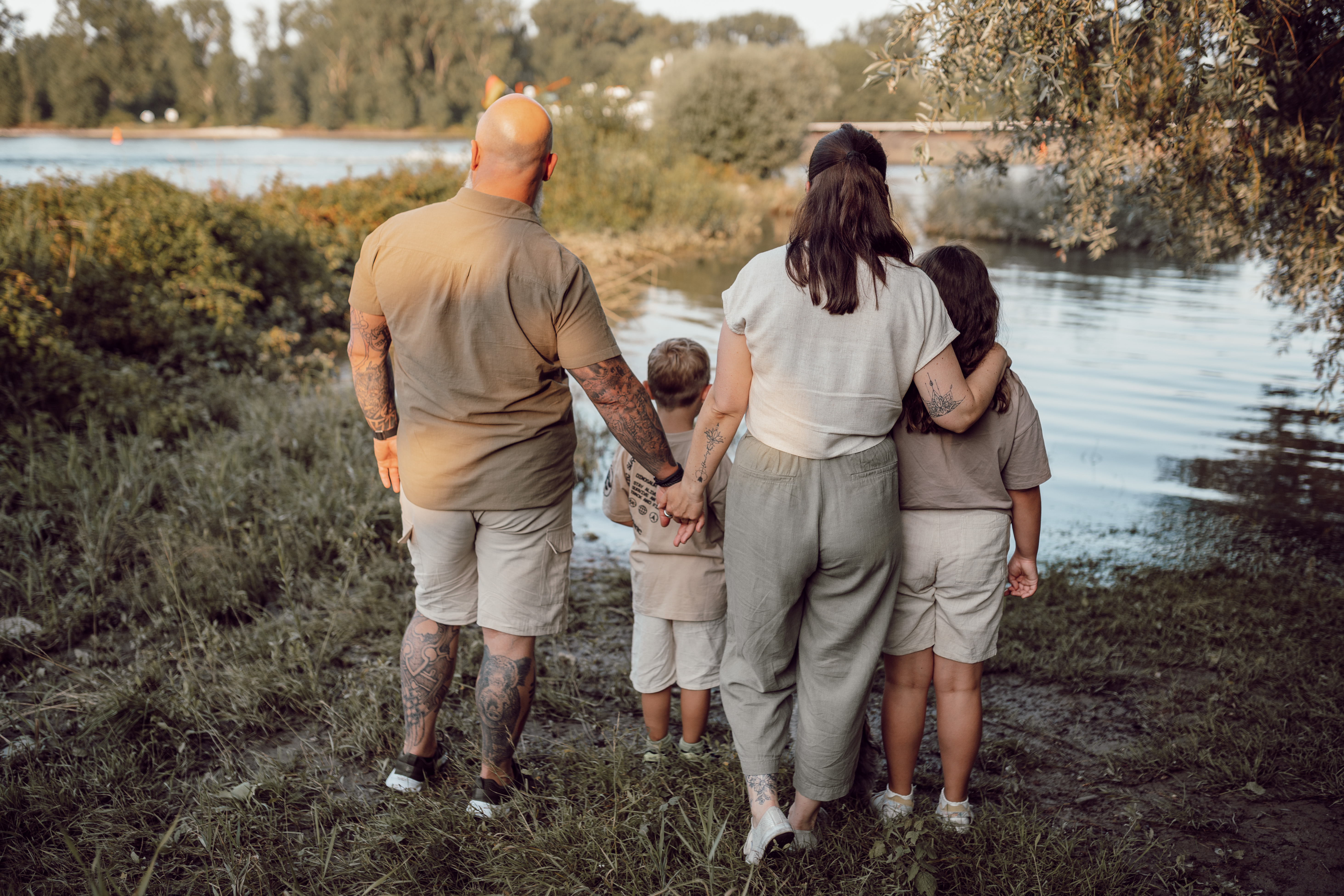 Jens Klasen with his family