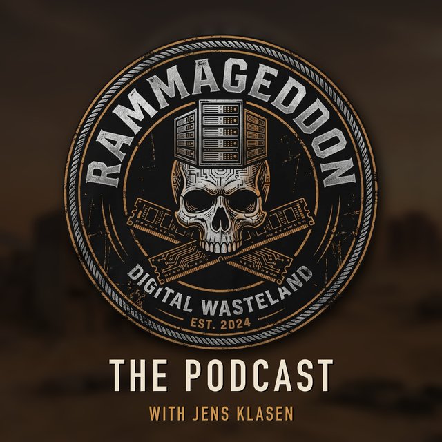 Cover des englischen Podcasts „RAMmageddon — DigitalWasteland“